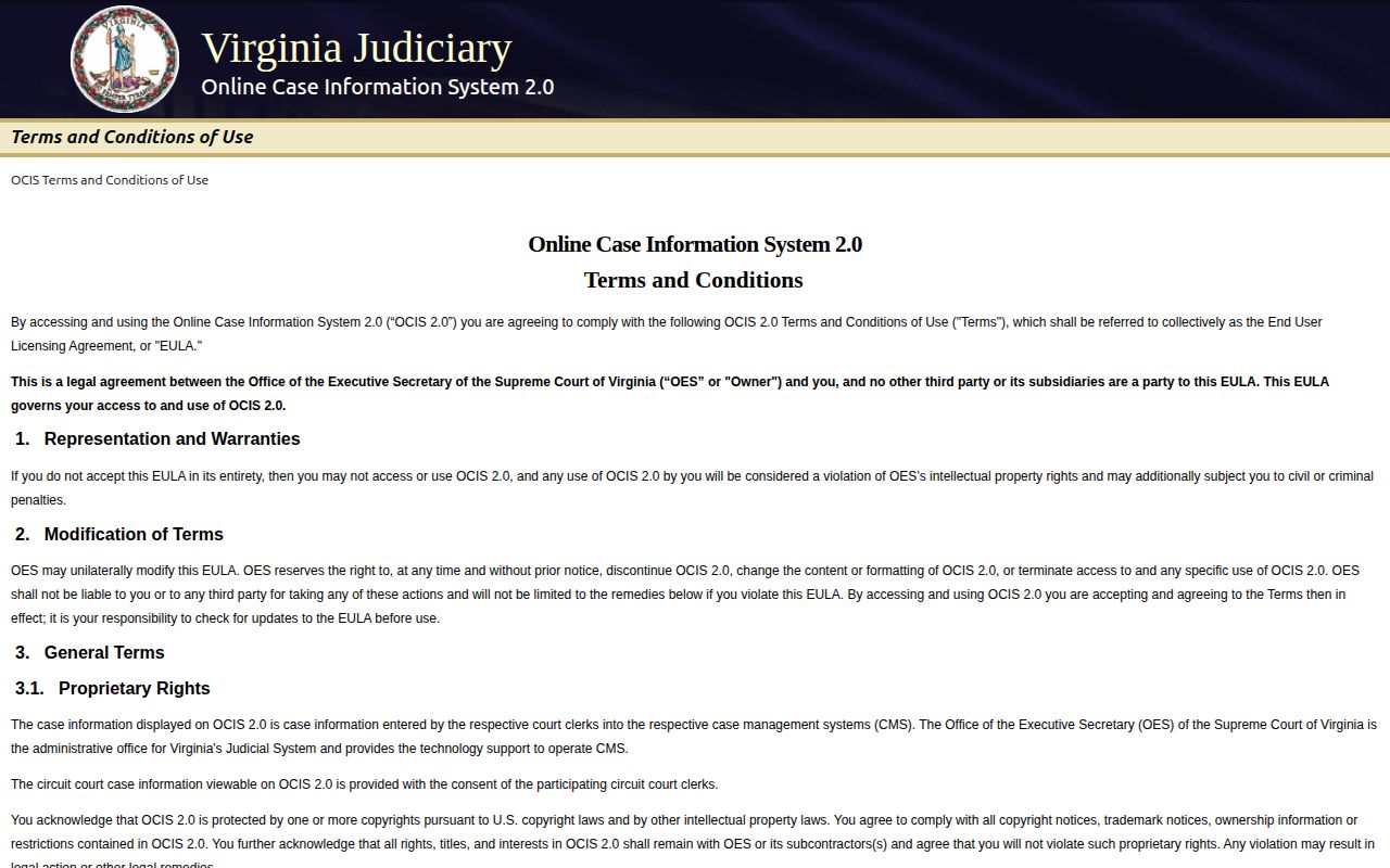 Virginia court record search for Bath County released inmates